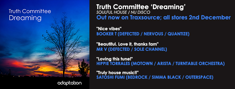 NEW RELEASE – Truth Committee ‘Dreaming’