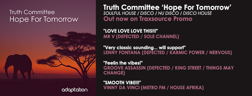 NEW RELEASE – Truth Committee ‘Hope For Tomorrow’