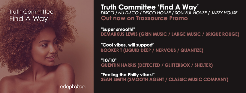 NEW RELEASE – Truth Committee ‘Find A Way’