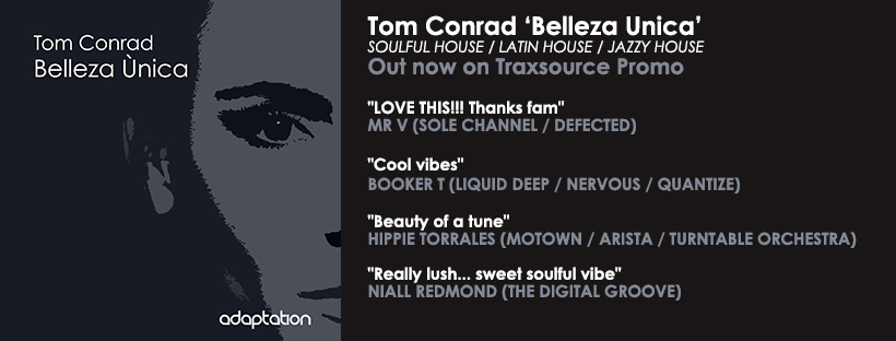 NEW RELEASE – Tom Conrad ‘Belleza Ùnica’
