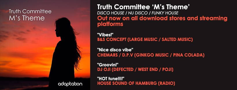 NEW RELEASE – Truth Committee ‘M’s Theme’