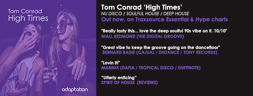 NEW RELEASE – Tom Conrad ‘High Times’
