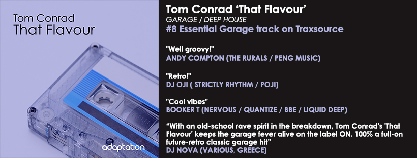 NEW RELEASE – Tom Conrad ‘That Flavour’
